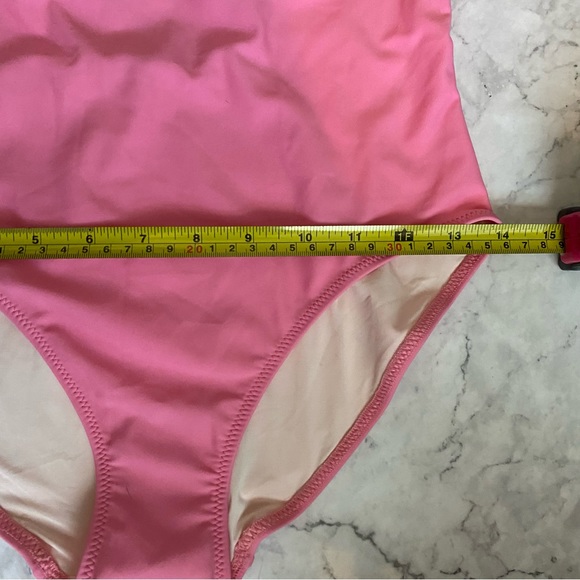 SOLID & STRIPED PINK SWIMWEAR *NWT* SizeM Braided Straps & Backless Detailing - Picture 12 of 14